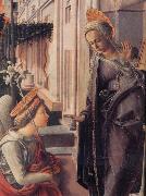 Fra Filippo Lippi, Details of The Annunciation